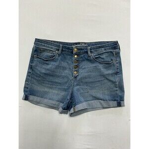 Universal Thread High-Rise Button Fly Midi Jean Shorts - Women’s Size 16/33